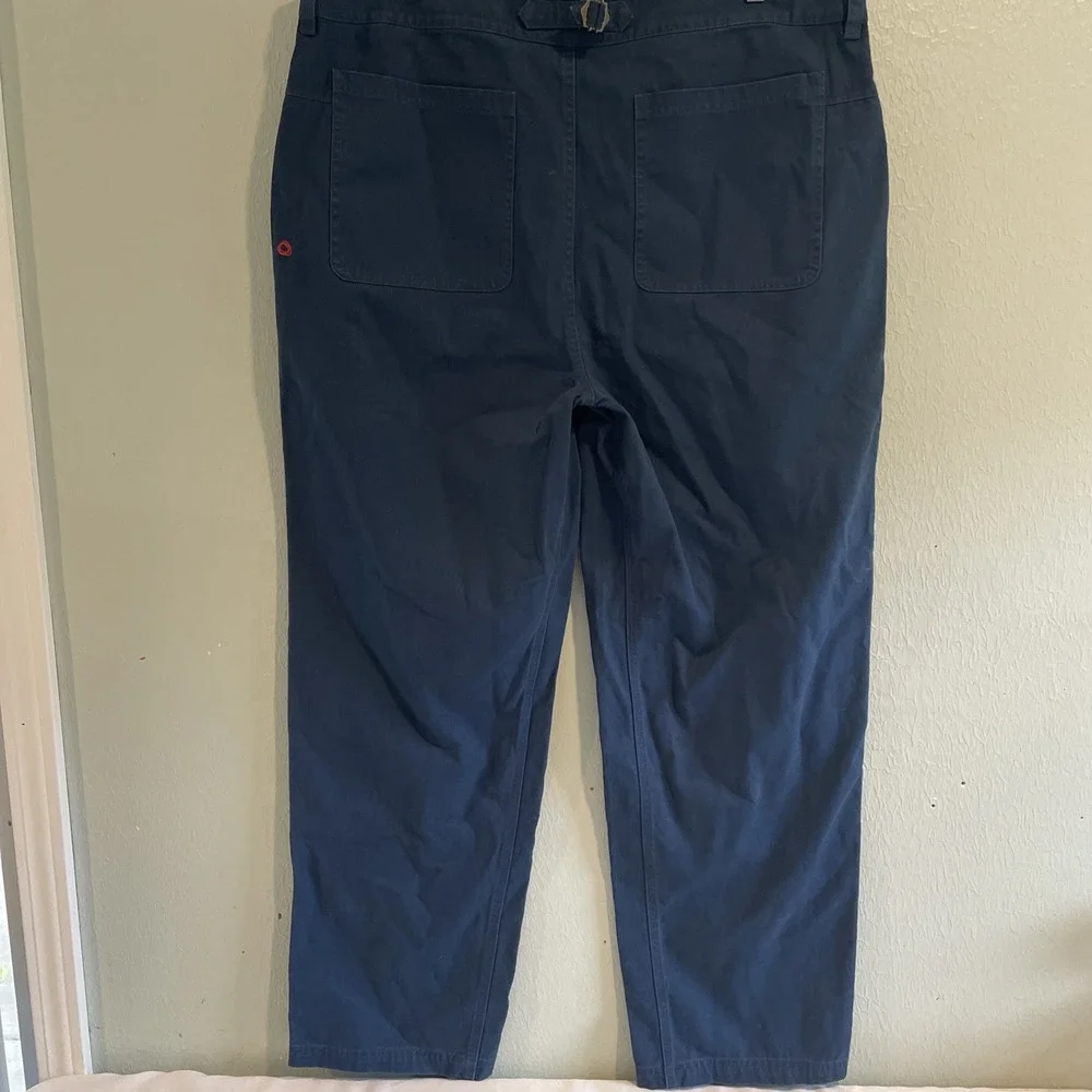 Imperfects Pants Courier Shipyard Canvas Blue Double Knee Carpenter Men's 38 - Picture 8 of 9
